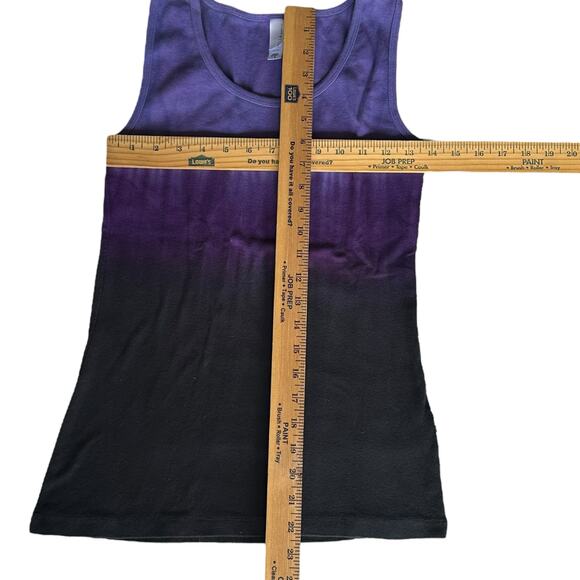 Womens Tank Top Size Small Purple Black Brand New Tie Dye - Picture 3 of 7